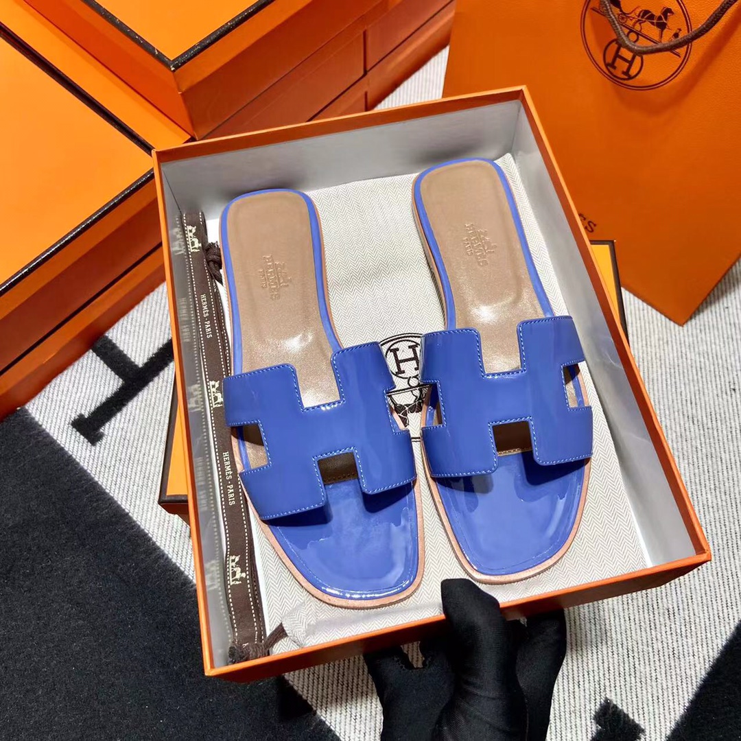 에르메스 올수공 오란 슬리퍼 샌들 페이던트 37